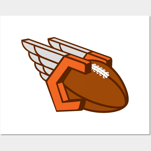 Cleveland Browns Guardians Wall Art by mbloomstine